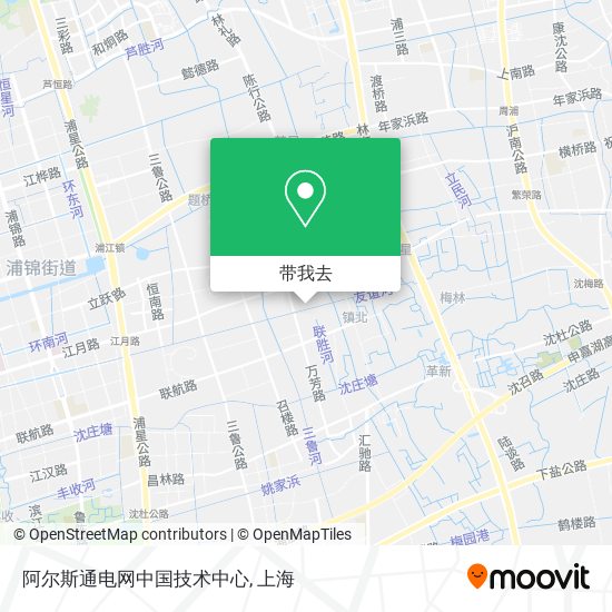 阿尔斯通电网中国技术中心地图