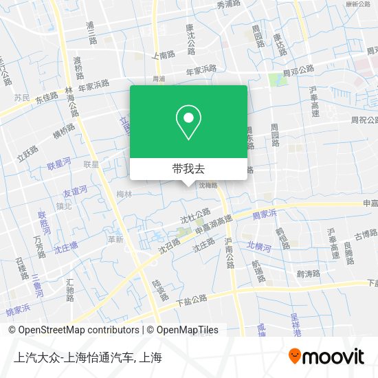 上汽大众-上海怡通汽车地图
