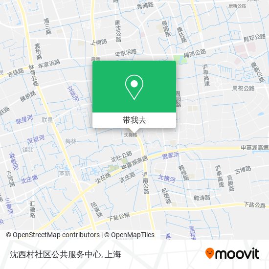沈西村社区公共服务中心地图