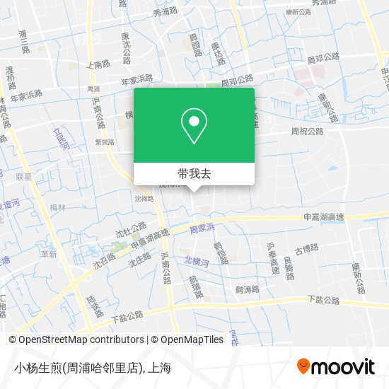 小杨生煎(周浦哈邻里店)地图