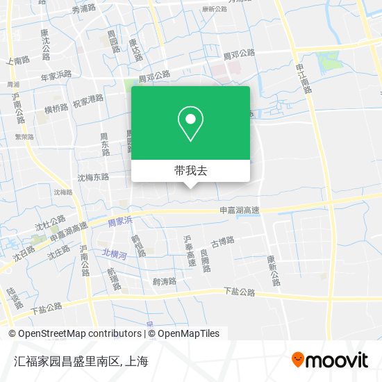 汇福家园昌盛里南区地图