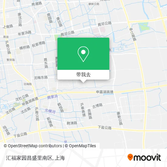 汇福家园昌盛里南区地图