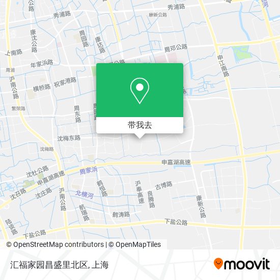 汇福家园昌盛里北区地图