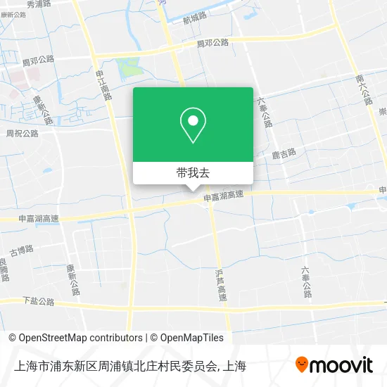 上海市浦东新区周浦镇北庄村民委员会地图