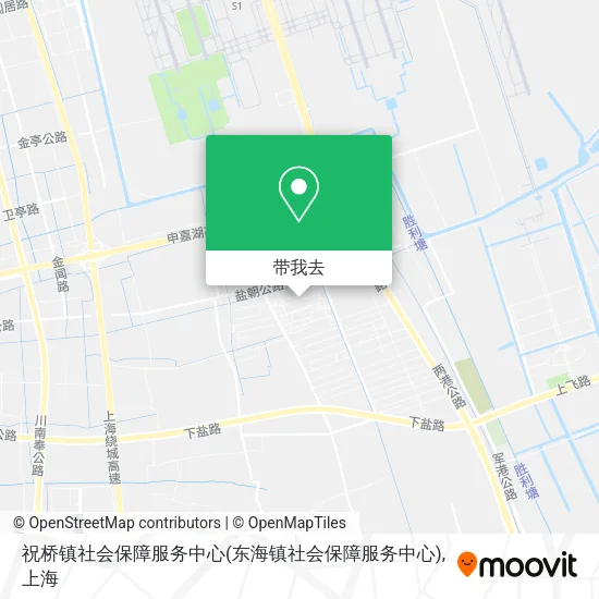 祝桥镇社会保障服务中心(东海镇社会保障服务中心)地图