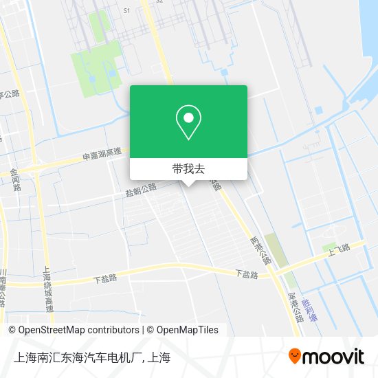 上海南汇东海汽车电机厂地图