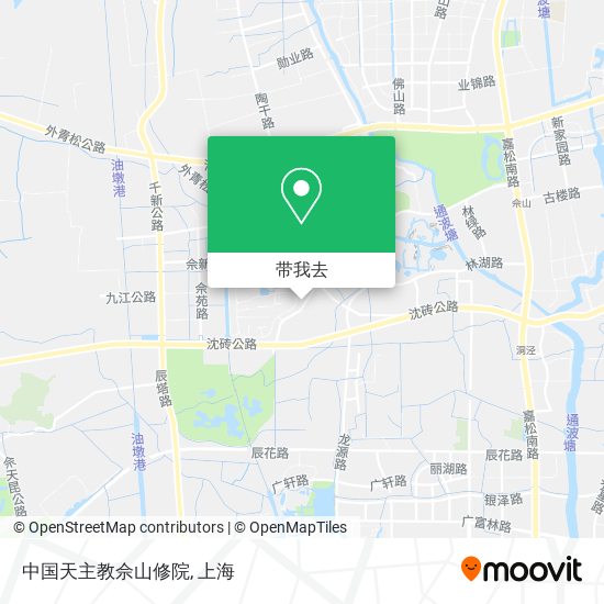 中国天主教佘山修院地图