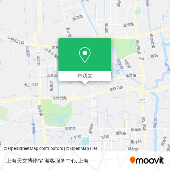 上海天文博物馆-游客服务中心地图