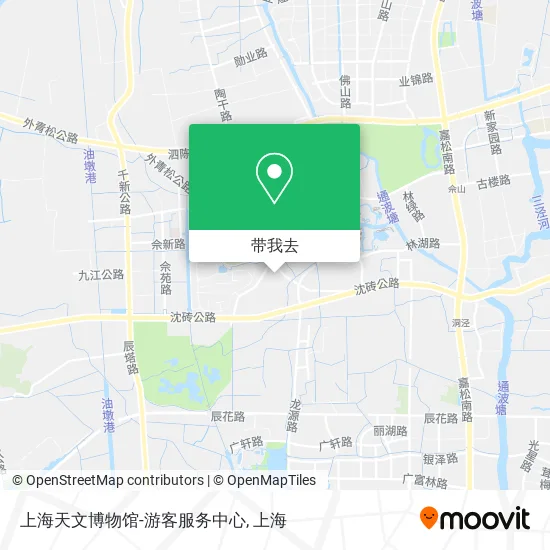 上海天文博物馆-游客服务中心地图