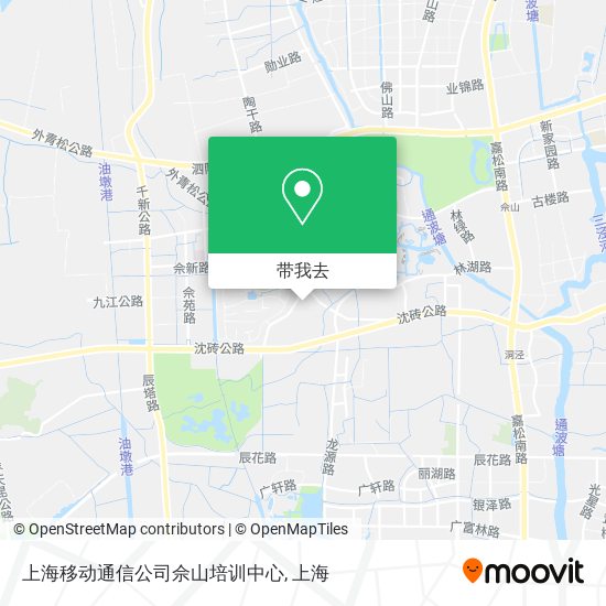 上海移动通信公司佘山培训中心地图