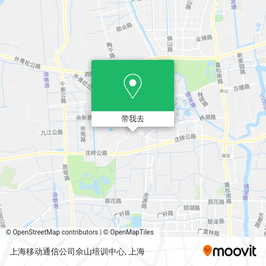 上海移动通信公司佘山培训中心地图