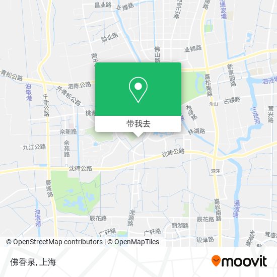 佛香泉地图