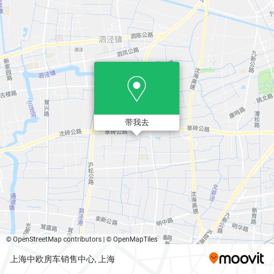 上海中欧房车销售中心地图