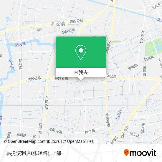 易捷便利店(张泾路)地图