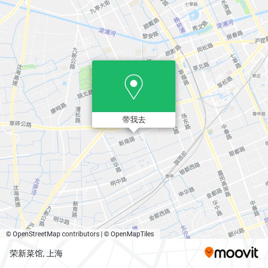 荣新菜馆地图