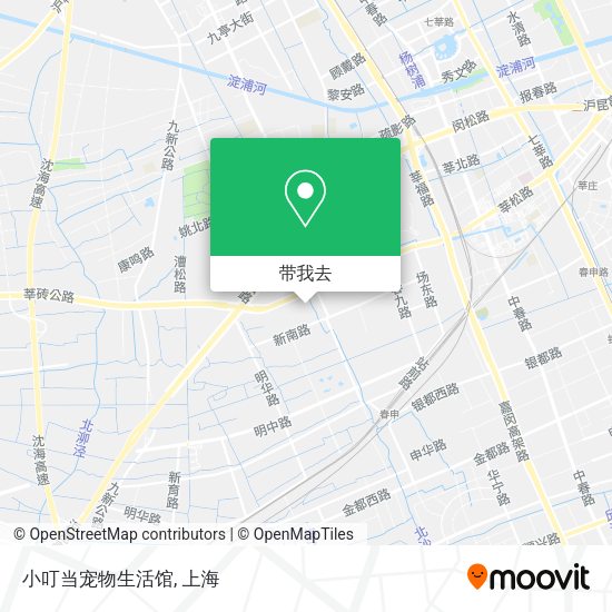 小叮当宠物生活馆地图