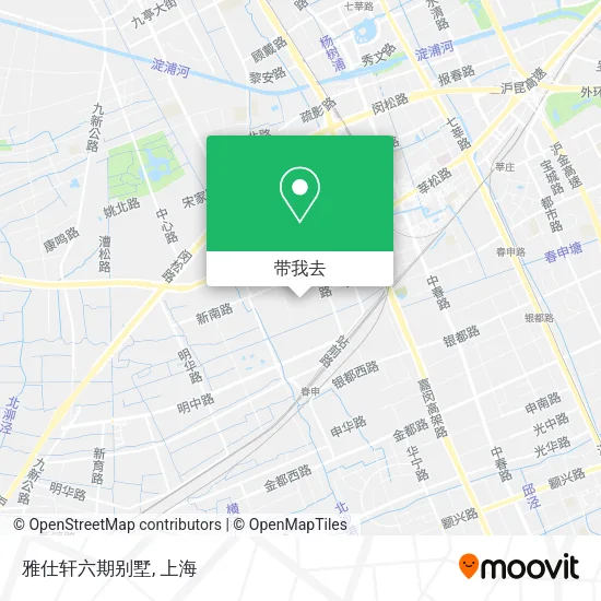 雅仕轩六期别墅地图