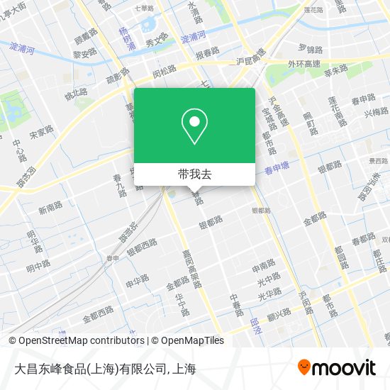 大昌东峰食品(上海)有限公司地图