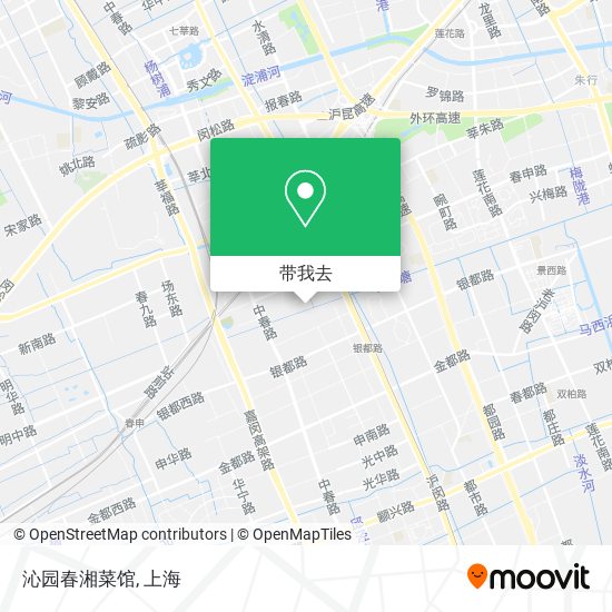沁园春湘菜馆地图