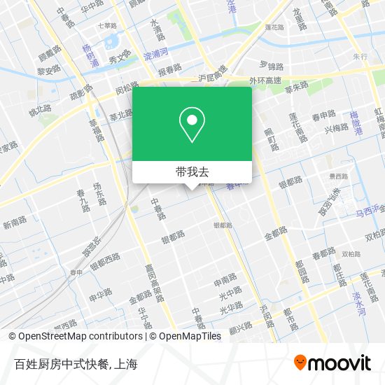 百姓厨房中式快餐地图