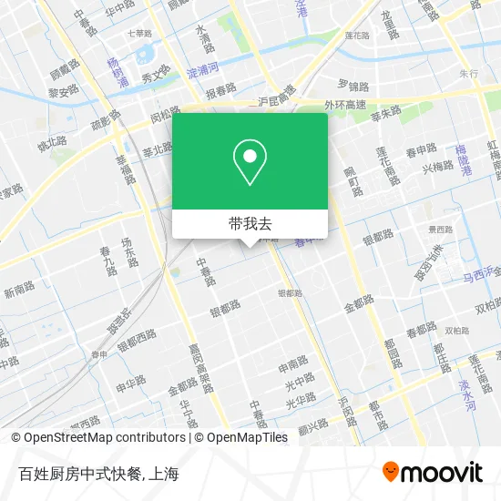 百姓厨房中式快餐地图