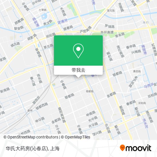 华氏大药房(沁春店)地图