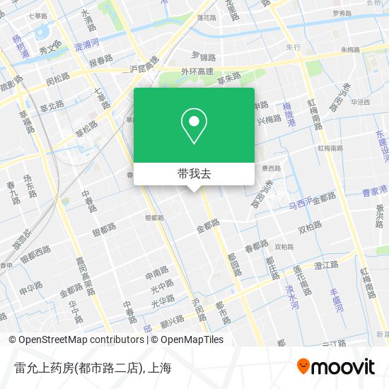 雷允上药房(都市路二店)地图