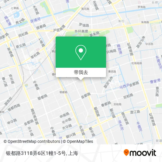 银都路3118弄6区1幢1-5号地图