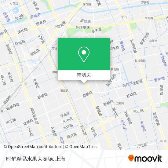 时鲜精品水果大卖场地图