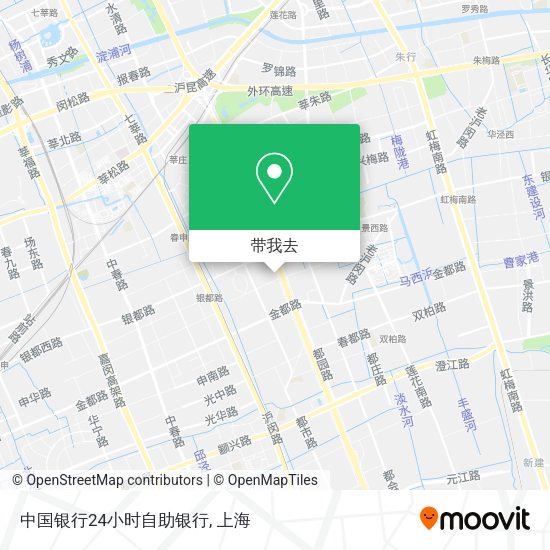 中国银行24小时自助银行地图