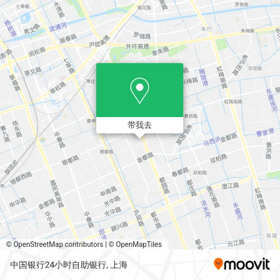 中国银行24小时自助银行地图