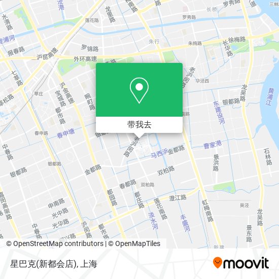 星巴克(新都会店)地图