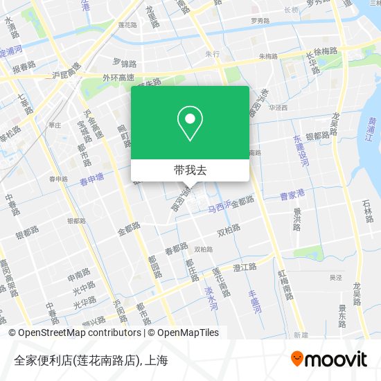 全家便利店(莲花南路店)地图