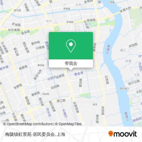 梅陇镇虹景苑-居民委员会地图