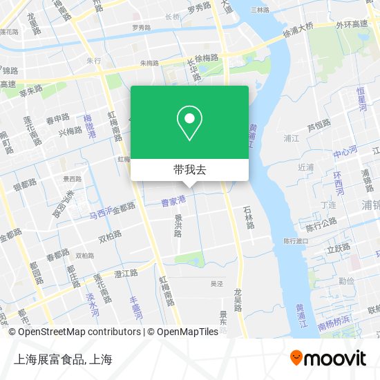 上海展富食品地图