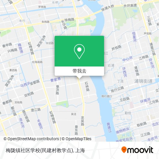 梅陇镇社区学校(民建村教学点)地图