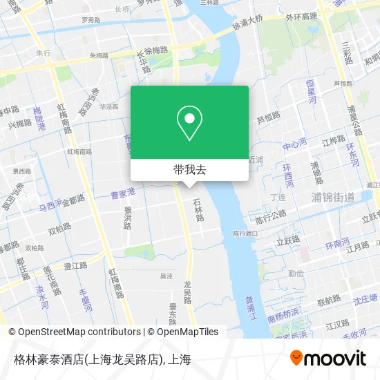 格林豪泰酒店(上海龙吴路店)地图