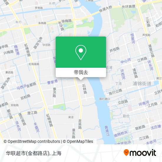 华联超市(金都路店)地图