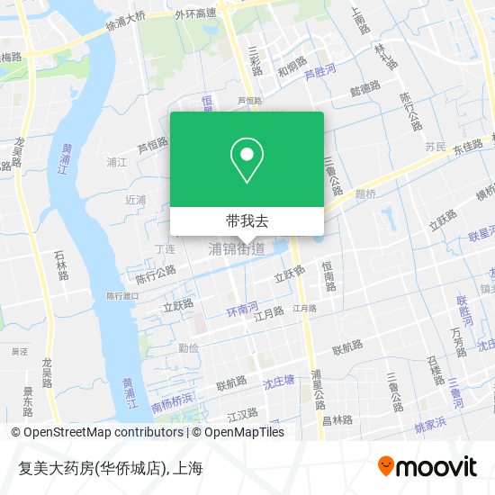复美大药房(华侨城店)地图