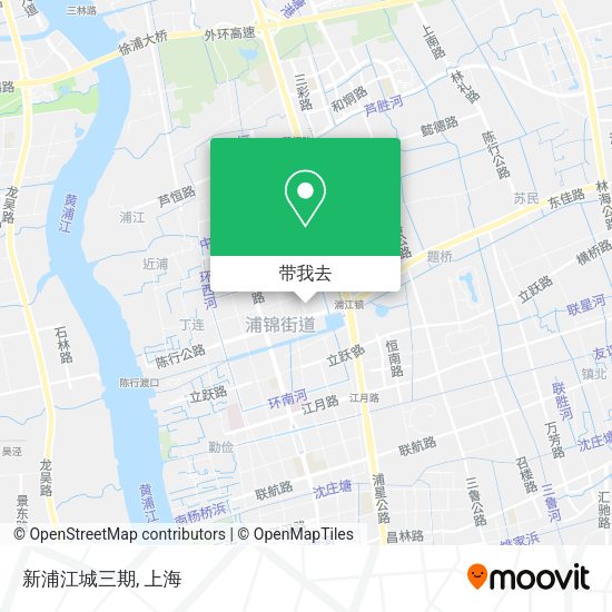 新浦江城三期地图