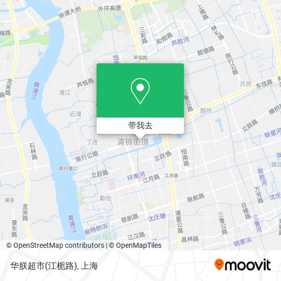 华朕超市(江栀路)地图