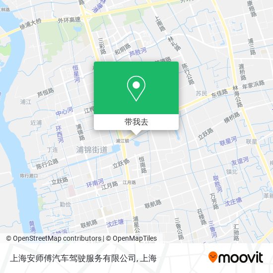 上海安师傅汽车驾驶服务有限公司地图