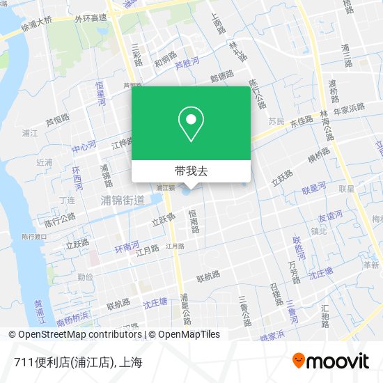 711便利店(浦江店)地图