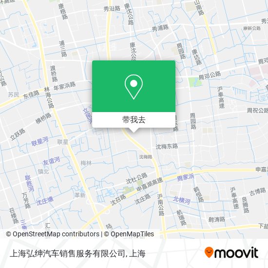 上海弘绅汽车销售服务有限公司地图