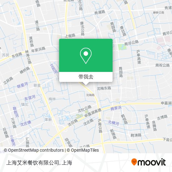 上海艾米餐饮有限公司地图