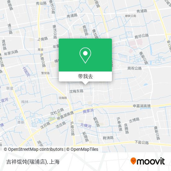 吉祥馄饨(瑞浦店)地图