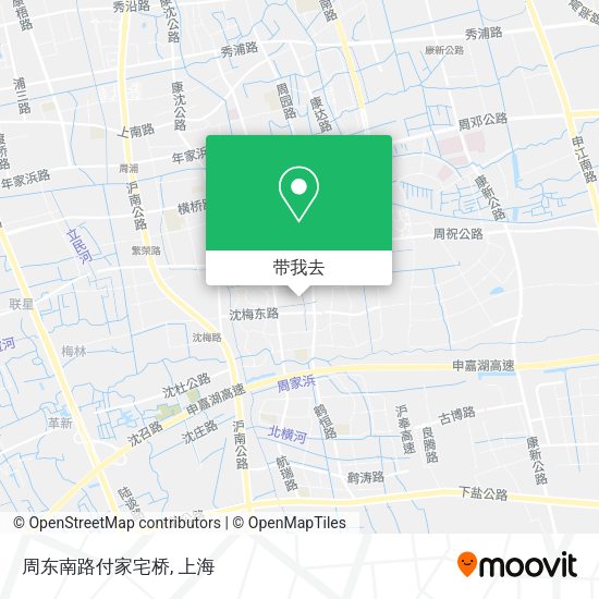 周东南路付家宅桥地图