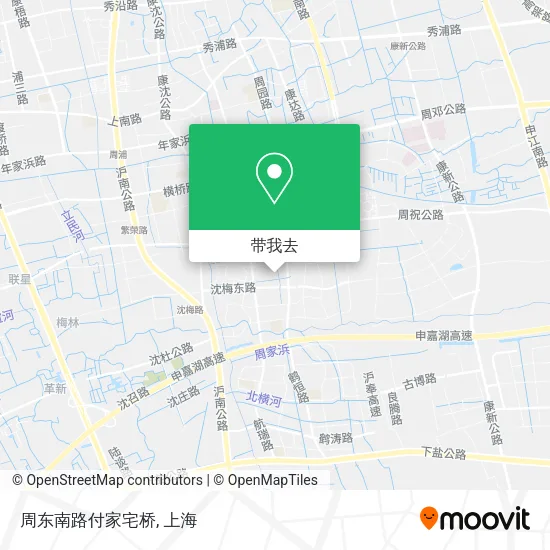 周东南路付家宅桥地图