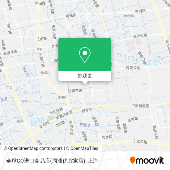 全球GO进口食品店(周浦优宜家店)地图