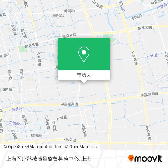 上海医疗器械质量监督检验中心地图